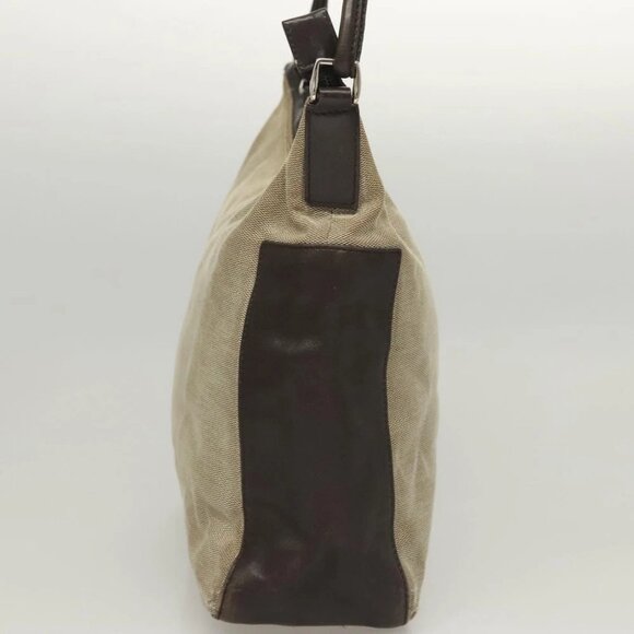 GUCCI Shoulder Bag Canvas Gray Silver - Picture 4 of 14